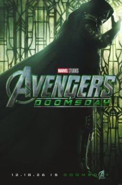 Official theatrical poster for Avengers: Doomsday, showing Robert Downey Jr. as Doctor Doom